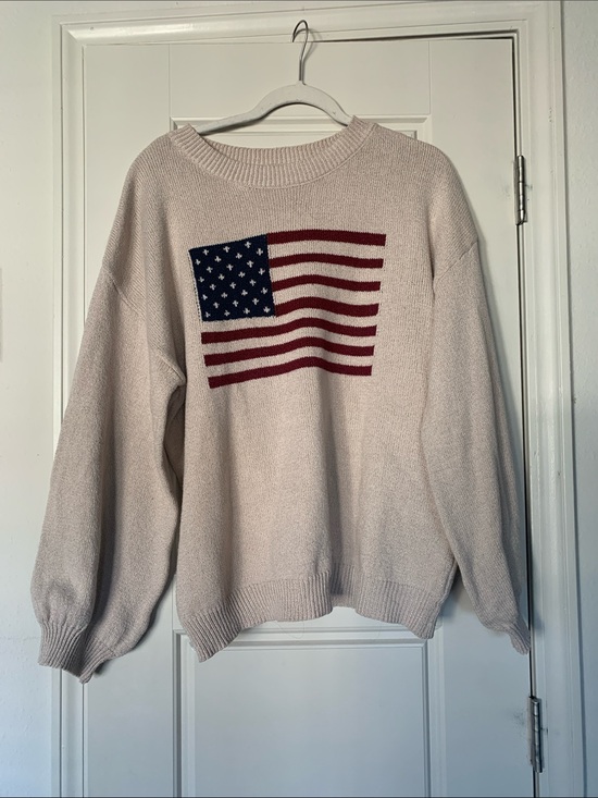 SHEIN Sweaters - American Flag Sweater